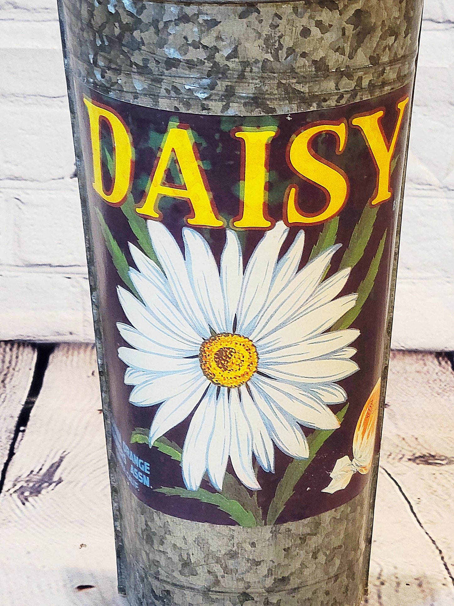 Vintage Metal Wall Planters - Sunflower, Daisy, & Lily Set