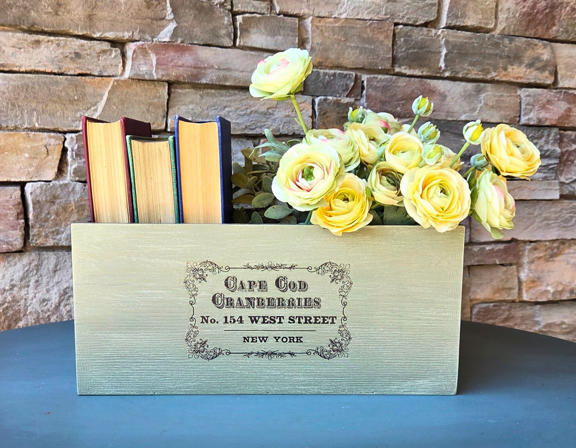 "Cape Cod Cranberries” - Vintage Style Wooden Box