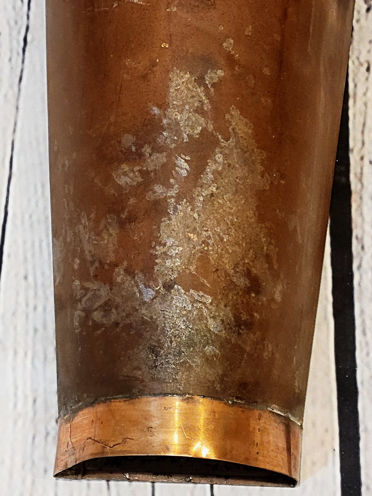 (Sample) Vintage Rustic Bronze Wall Planter