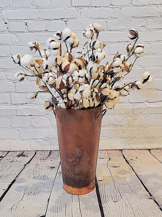 (Sample) Vintage Rustic Bronze Wall Planter