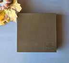 Rustic Fall Tray “Family - The Best Time Painted Leaf Accent Autumn Shelf Decor