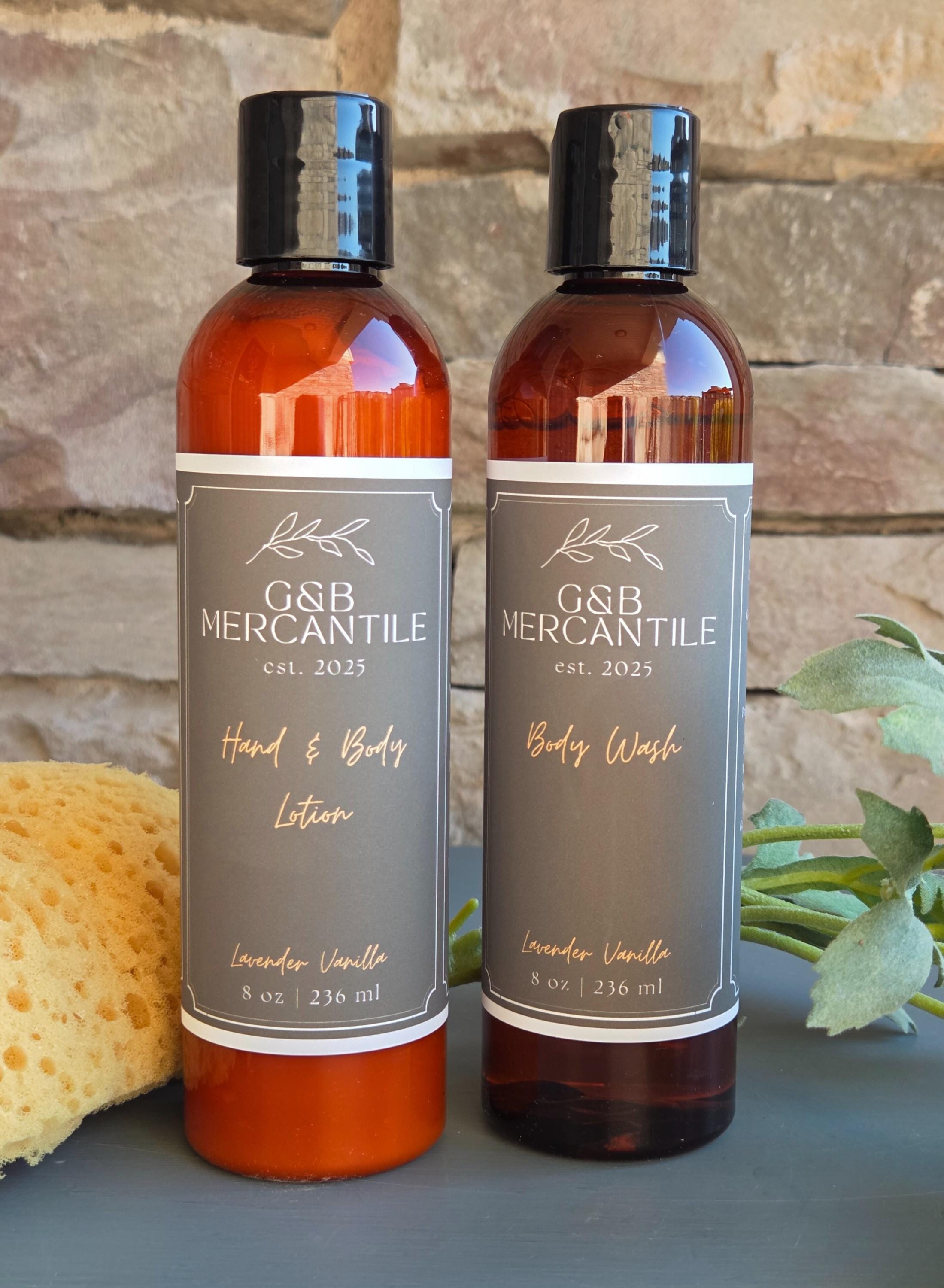 Calming Lavender Vanilla Body Wash - Handmade Aromatherapy Bath Product for Gentle Self-Care