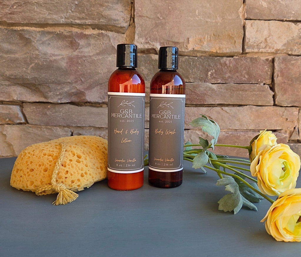 Soothing Lavender Vanilla Hand & Body Lotion: Natural Moisturizer for Daily Skincare Ritual