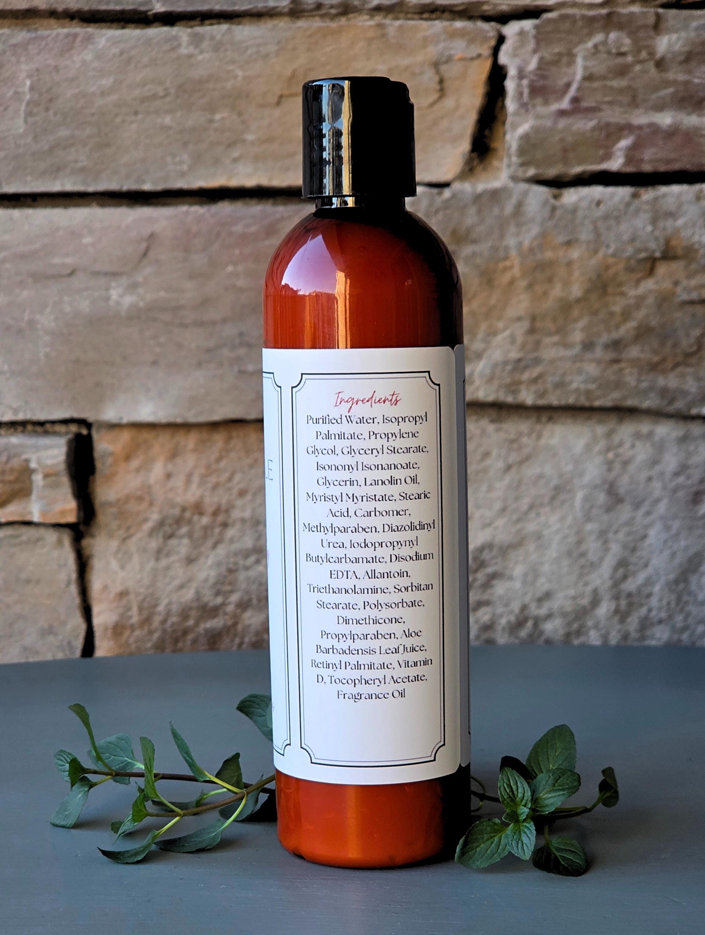 Peppermint Sticks Hand & Body Lotion - Winter Skin Care, Mint Scented Lotion